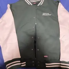 Dickies スタジャン Lサイズ 緑/白