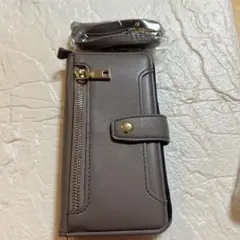 SeGinn ケース ショルダー iPhone 14 Pro 手帳型 グレー