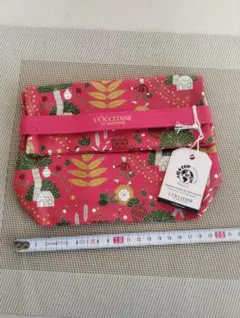 （4485）L'OCCITANE リサイクルコットン ポーチ 新品