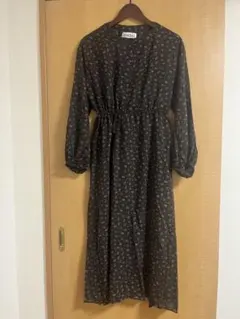 snidel 花柄ロングワンピース　インナー付き　Freeサイズ