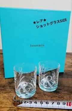 ティファニー アンパーサンド コレクション ショット グラス 2個セット レア
