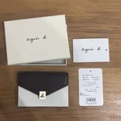 【新品未使用品】agnes b. 名刺入れ ダークブラウンのサムネイル