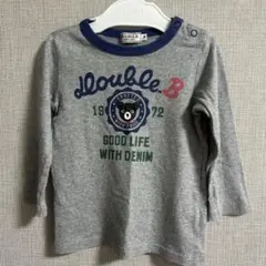 MIKIHOUSE ミキハウス 長袖Tシャツ グレー 70cm〜80cm