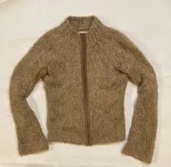 intoca. モヘア　ジップアップニット