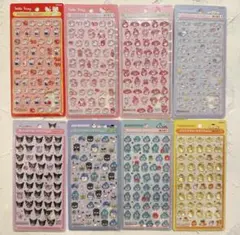 サンリオ ボンボンドロップシール ミニ コンプリート 8枚セット