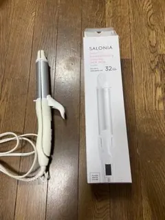 SALONIA 32mmカールアイロン ホワイト