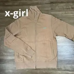 x-girl エックスガール　ジップアップ　パーカー　レディース　日本製