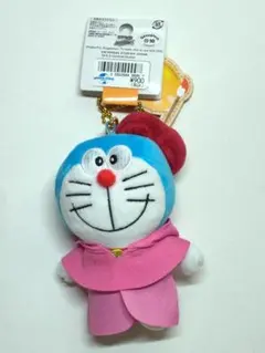 100%ドラえもん&フレンズ展 海外 ぬいぐるみキーホルダー 世界のたけし