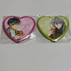 アイナナ　Re:vale　ハート缶バッジ　百　千　2種