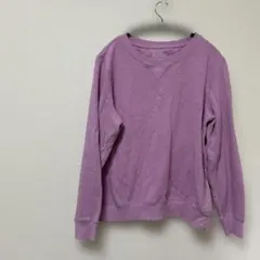 dip 薄紫 Lサイズ トレーナー 裏起毛 海外 古着 部屋着