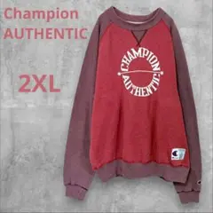 チャンピオン トレーナー 長袖 スウェット レッド 2XL ヴィンテージ