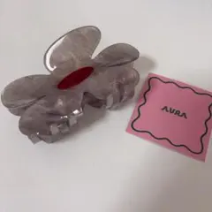 AURA ヘアクリップ　Flora Solo Clip グレー