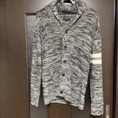 Freude フード付きカーディガン L