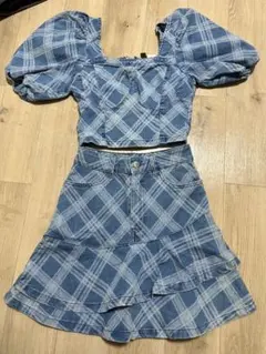 H&M デニムセットアップ