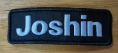 【阪神タイガース】「Joshin」刺繍ワッペン(黒)非売品のサムネイル