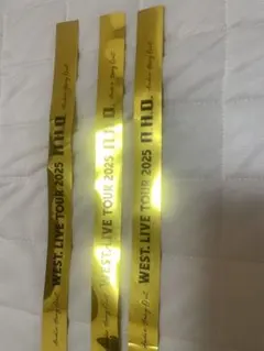WEST. A.H.O. 銀テープ 折れあり　3本セット　本数変更可