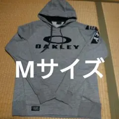 OAKLEY グレー フード付きパーカー Mサイズ