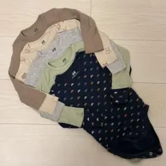 H&M オーガニックコットンロンパース5点セット