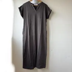 アメリカンホリック　コットン　Tシャツワンピース　キーネック