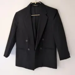 dunhill ボックス ダブル ブレスト ジャケット S ダークネイビー