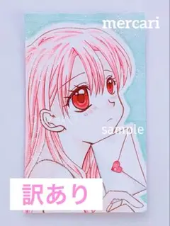 訳あり　アナログ　ミニカードイラスト　オリジナル　原画