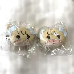 mikko ガチャガチャ ぬいぐるみヘアクリップ ラテ