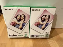 FUJIFILM instax mini インスタントフィルム 10枚入り×2