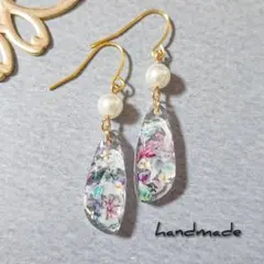 ≪334≫レジンピアス 400円