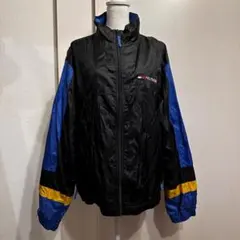HILFIGER ATHLETICS　ジャージ　黒×青　サイズL　HR1158