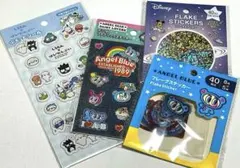 サンリオ＆エンジェルブルー＆ディズニーシール4点セット