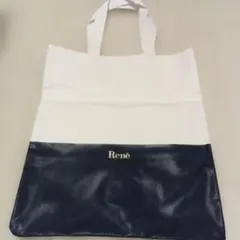 René バイカラー トートバッグ　ノベルティのサムネイル