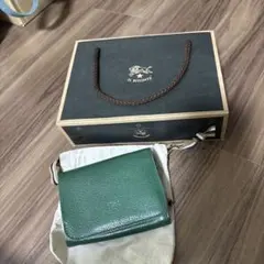 IL BISONTE グリーン 二つ折り財布