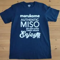 UT ユニクロ　マルコメ　Tシャツ ネイビー　　Mサイズ　 企業　コラボのサムネイル