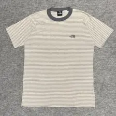 美品　THE NORTH FACE ボーダーTシャツ 半袖 メンズ　25ヨ56