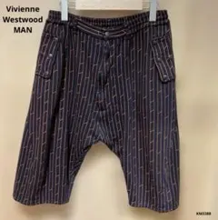 ヴィヴィアンウエストウッドマン　ハーフパンツ　ストライプ　イタリア製　Sのサムネイル
