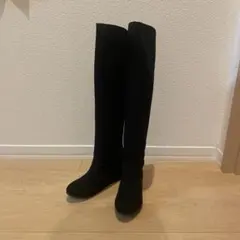 ESPERANZA（エスぺランサ）ブラックスエード生地ブーツSサイズ