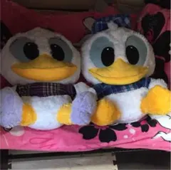 ディズニー/ドナルドデイジー特大サイズぬいぐるみセット/新品未使用タグ付き