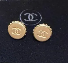 CHANEL ココマーク ゴールド 王冠　ピアス