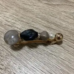 ［ほぼ新品］ビーズ装飾のゴールドヘアピン　2次会　結婚式