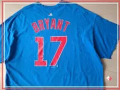 マジェスティック MLB カブス Tシャツ 17 ビッグサイズ 青 ゆるだぼのサムネイル