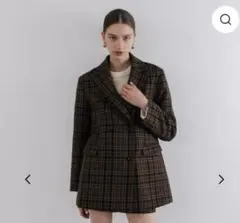 AMERI PUFF CHECK JACKET WITH SKIRT PANTS - メルカリ