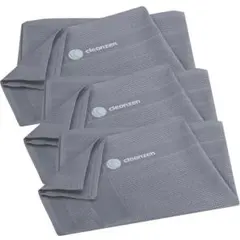 万能クロス マイクロファイバー布巾 クロス ３枚 グレー 30cm x 40cm