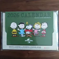 2026年 スヌーピー 卓上カレンダー　ニッセイ　未開封