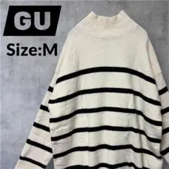 GU ジーユー パフィータッチ オーバーサイズ セーター ニット 長袖 M