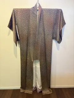 着物 色無地 絞り 着物 2着セット 紋入り