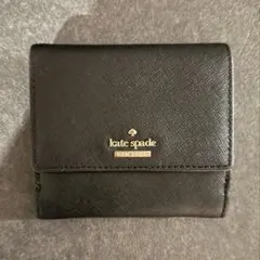 kate spade 三つ折り財布 黒