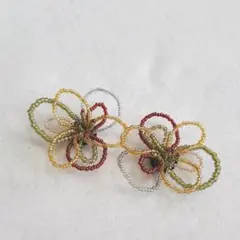 シューズクリップ、ブローチ、浴衣に　ビーズアクセサリー