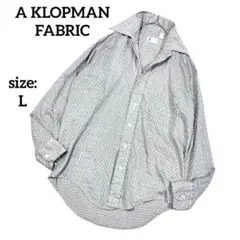 【訳あり】 A KLOPMAN FABRIC 長袖 カジュアルシャツ USA製