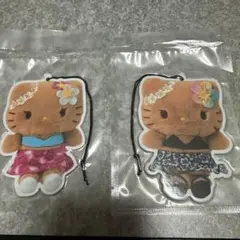 日焼けキティぬいぐるみ風芳香剤2点セット！新品♪