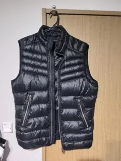 DIESEL ブラック キルティングダウンベスト L phenix(プラスフェニックス)QUILTING DOWN VEST キルティング ダウン